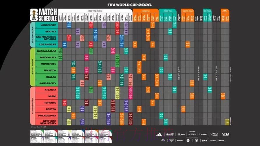 2026世界杯完整赛程实时更新实时赛程直播平台