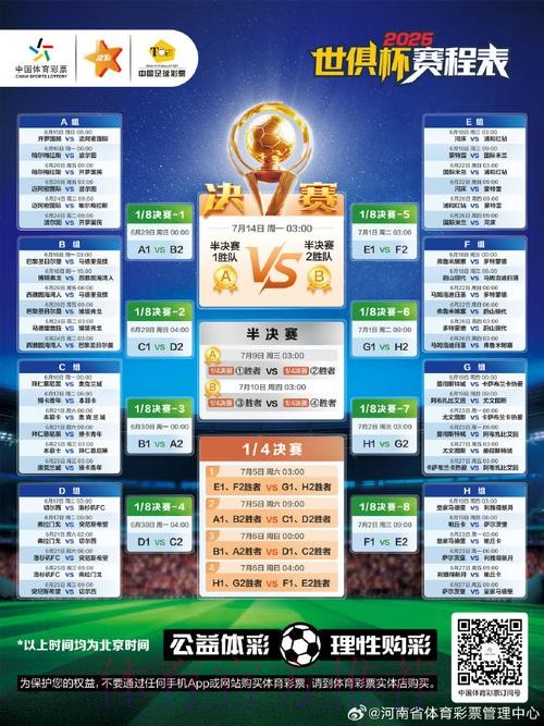2026世界杯每日赛程详细安排观看指南实时查看